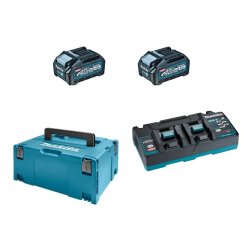 Makita 191U00-8 sada Li-ion XGT 40V 2ks BL4040+1ks DC40RB+1ksMakpac