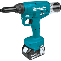 Makita DRV250RFJ aku nýtovačka Li-ion 18V/3,0 Ah, systainer