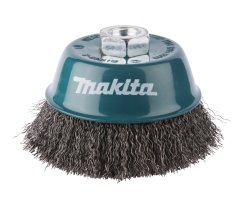 Makita D-29284 miskovitý kartáč z ocelového drátu,vlnitý drát 0,3mm,100mm