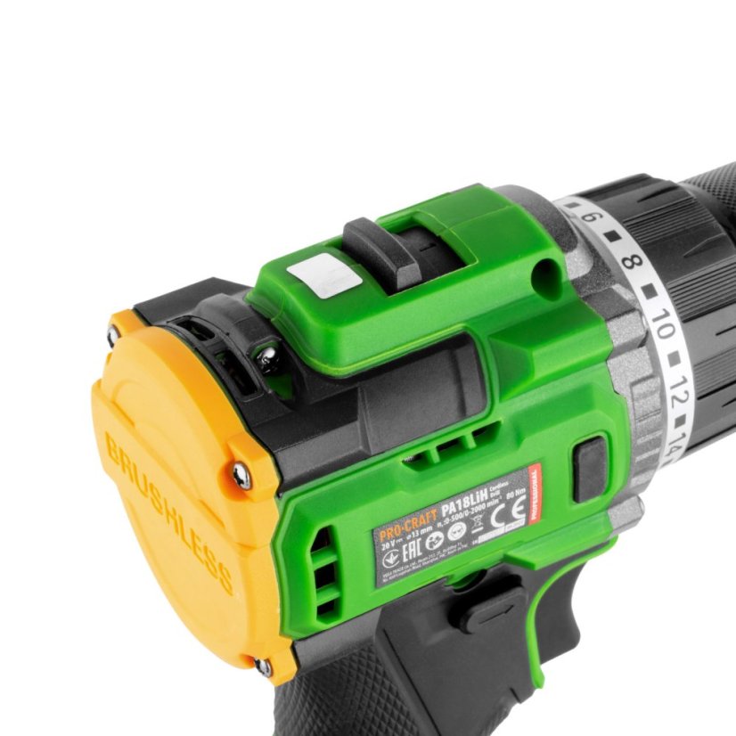 Procraft PA18LiH-1B-C aku vrtací šroubovák 20 V 1x2Ah + BS-37 sada bitů
