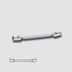 HONITON HF2022E klíč nástrčný oboustranný 20x22mm, 12-ti hranný lesklý