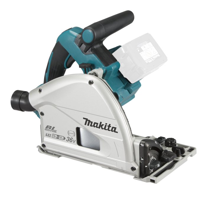 Makita DSP600ZJ aku ponorná pila 165mm Li-ion 2x18V bez aku