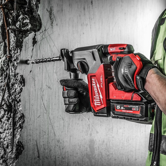 Milwaukee M18 FH-0X aku kombinované kladivo SDS-plus 2,5 J bez aku 4933478500
