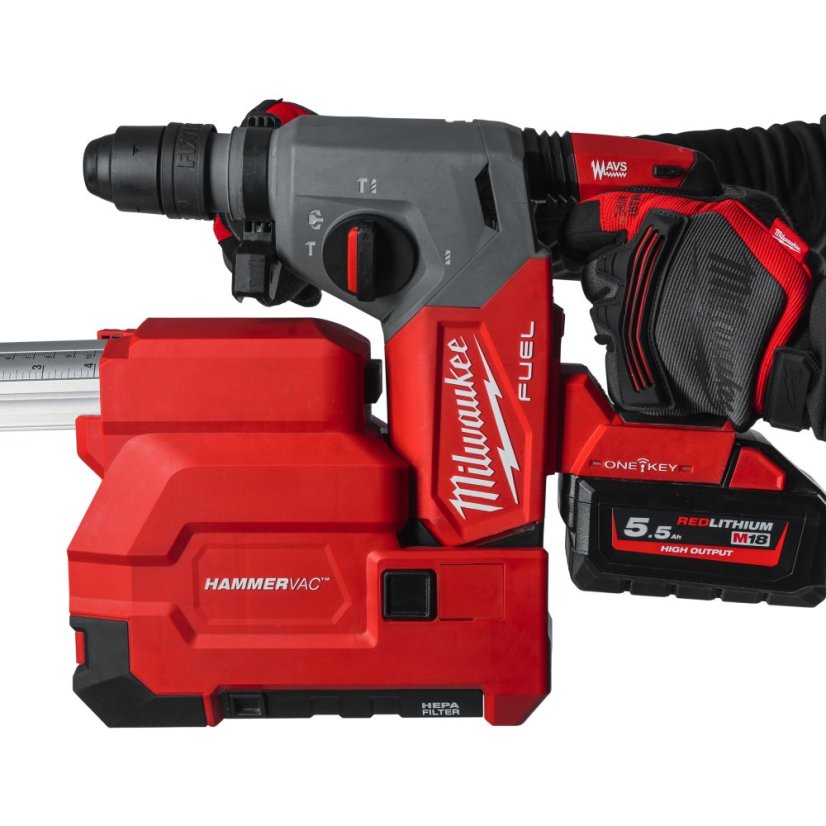 Milwaukee M18 CDEX-0 aku odsavač ke kladivu SDS-Plus bez aku 4933447450
