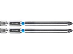 FORTUM 4741321 hrot křížový pozidriv, sada 2ks, PZ 1x90mm, S2