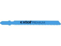 EXTOL PREMIUM 8805203 plátky do přímočaré pily 5ks, 75x2,5mm, Bi-metal