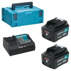 Makita Aku sada 2xBL1041B + rychlojnabíječka DC10SB + systainer 197641-2