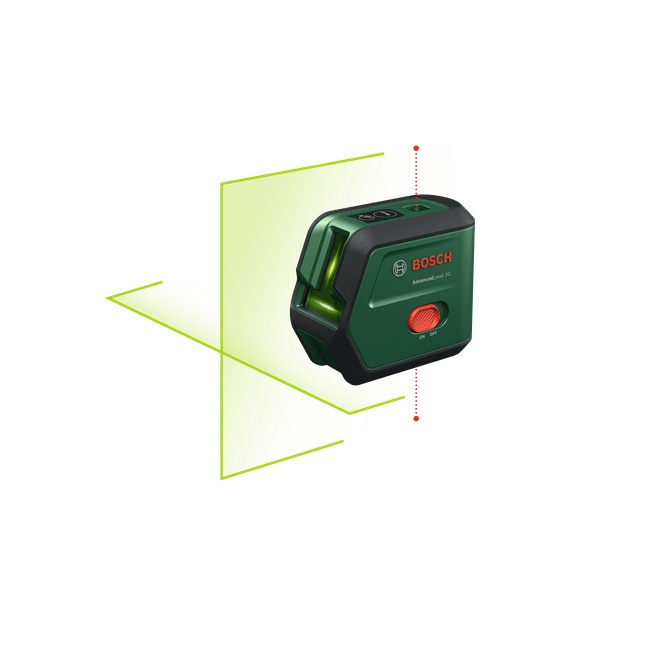 Bosch AdvancedLevel 2G křížový laser + stativ TT120 0603663G01