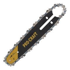 Procraft S6 sada pilových řetězů a lišty (2 řetězy a 1 lišta)1,1 1/4 37čl 150mm PKA32, PKA30