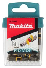 Makita E-25965 torzní bit řady Impact Premier (C-form) T25-25mm, 15 ks