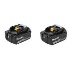 Makita BL1860SET2 aku baterie 2x BL1860B 6 Ah + dvojnásobná rychlonabíječka DC18RD