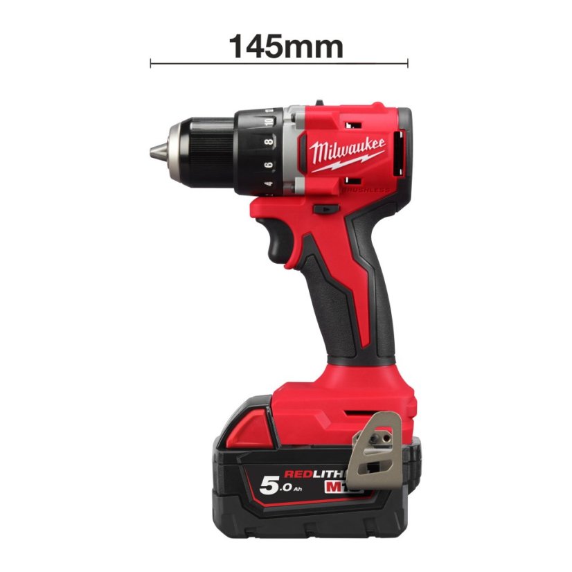 Milwaukee M18™ BLDDRC-502C kompaktní bezuhlíkový vrtací šroubovák 4933492835