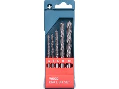 EXTOL PREMIUM 8801220 vrtáky do dřeva, sada 5ks, O 4-10mm, CrV