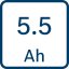 5,5 Ah. 5,5 Ah.