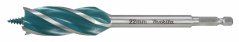 Makita E-26674 vrták do dřeva 22x165mm čtyřbřitý šestihran 1/4"