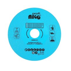 MAGG Profi DKRBG125 diamantový kotouč RB GLASS 125x22,2mm