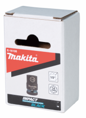 Makita E-16106 klíč nástrčný 1/2", čtyřhran, IMPACT BLACK, 14mm