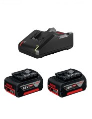 Bosch Starter set 2 x GBA 18 V 4,0 Ah + GAL 18V-40 1600A019S0