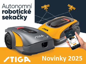 Novinky ze světa autonomních robotů STIGA 2025