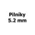 Pilníky 5,2 mm