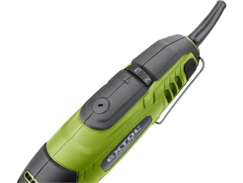 EXTOL CRAFT 404117 bruska přímá s ohebným nástavcem, 210ks, 135W