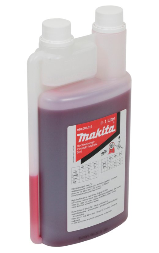 Makita 980008612 olej motorový Makita 2-takt 1:50, 1000ml s dávkovačem=old980008112 Makita 980008612 olej motorový Makita 2-takt 1:50, 1000ml s dávkovačem=old980008112