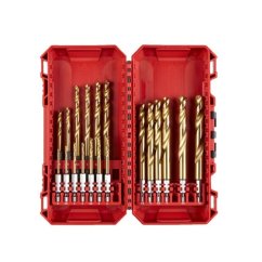 Milwaukee HSS-G TiN 19 dílná sada vrtáků do kovu 2-10mm RED HEX 4932493866