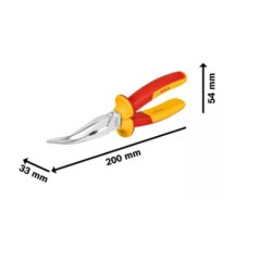 Bosch kleště s dlouhými čelistmi zahnuté 200mm VDE 1600A02NE4