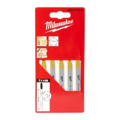 Milwaukee 50x2 mm pilový plátek do přímočaré pily T 119 B 5 ks 4932274353