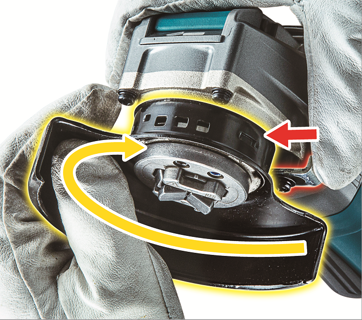 Makita GA041GZ aku úhlová bruska s regulací a X-lock 125mm Li-ion XGT 40V, bez aku Z