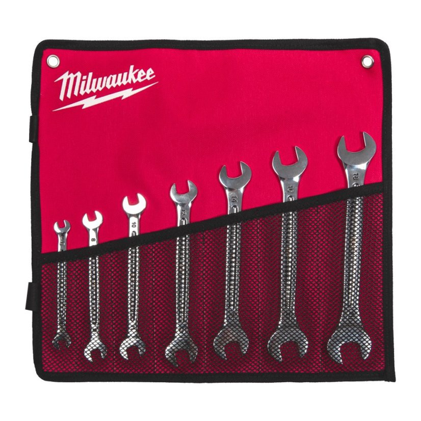 Milwaukee sada oboustranných otevřených klíčů 6-19mm 7 ks 4932492713