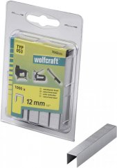 Wolfcraft široké sponky do sponkovačky výška 12 mm 1000 ks 7042000