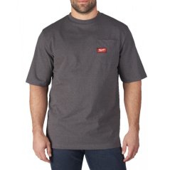 Milwaukee pracovní tričko s krátkým rukávem WT SS GR, šedé S 4932493008