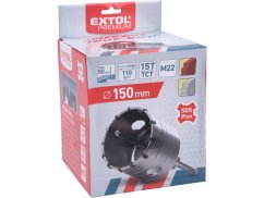 EXTOL PREMIUM 8801972 vrták SDS PLUS do zdiva korunkový, O 150mm x 110mm, M22