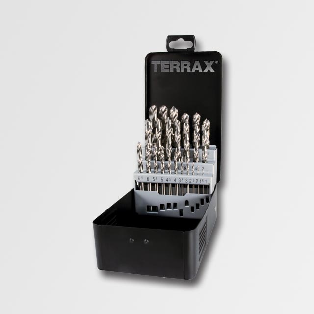 RUKO RUA214215 sada vrtáků do kovu HSS-G 25dílů Terrax RUKO RUA214215 sada vrtáků do kovu HSS-G 25dílů Terrax