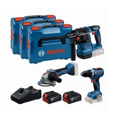 Bosch aku sada nářadí 18 V GSR 18V-65 + GWS 18V-8 + GBH 18V-22  2x5Ah 0615A5009G