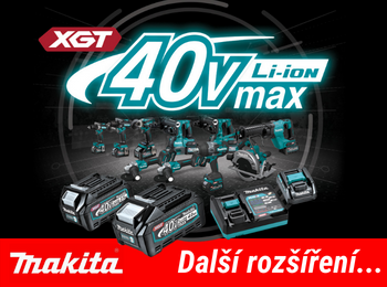 Aku systém Makity XGT® 40V se neustále rozšiřuje!