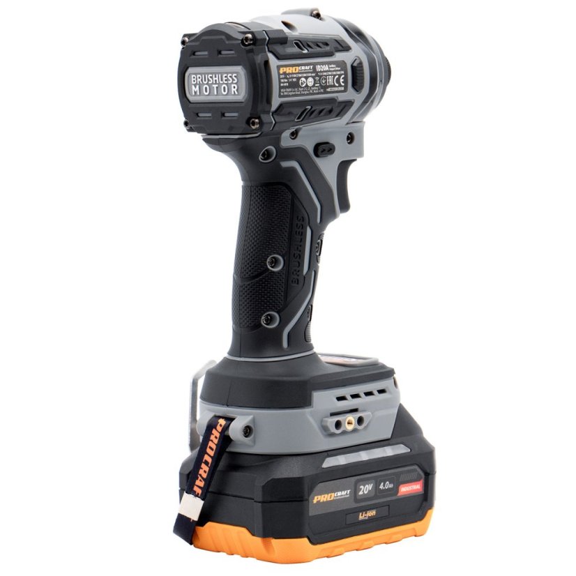 Procraft Industrial ID20A-1b aku rázový utahovák 1/4" 180 Nm 20 V 1x4Ah