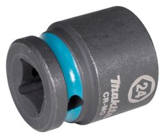 Makita E-16209 klíč nástrčný 1/2", čtyřhran, IMPACT BLACK, 24mm