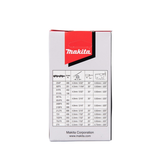 Makita 191H51-3 řetěz pilový 45cm 1.5mm 3/8" 68čl Makita = old 528099668, 528099768, 958099068