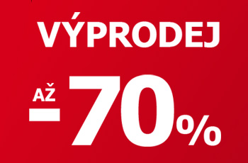 Únorový výprodej se slevami až 70%!