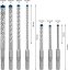 Bosch 7dílná sada vrtáků do kladiv EXPERT SDS plus-7X, 5/6/6/8/8/10/12 mm