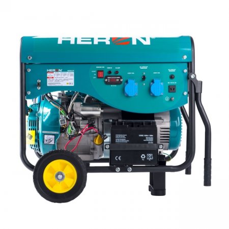 HERON 8896318 elektrocentrála benzínová a plynová (LPG/NG) 13HP/5,5kW, elektrický start