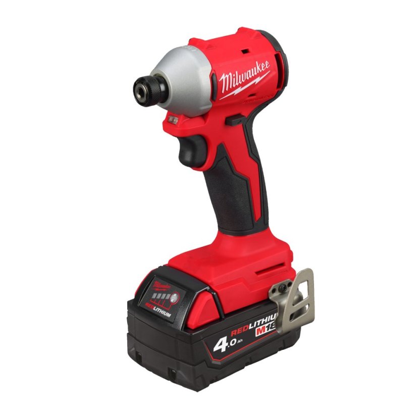 Milwaukee M18 BLIDRC-402C aku rázový utahovák 1/4" Hex 2x4Ah 4933492840