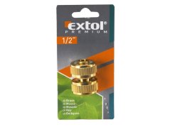 EXTOL PREMIUM 8876012 spojka na hadici, 3/4", MOSAZ