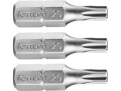 FORTUM 4741420 hrot TORX, sada 3ks, T 20x25mm, S2