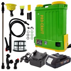Procraft SAS20-12/20-2A/20-1 aku postřikovač Procraft AS20-12 sada s baterií 20V 2Ah a nabiječkou