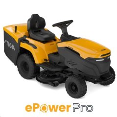 Stiga Estate 384e ePower PRO bateriový zahradní traktor + 1x aku baterie 40 Ah