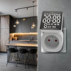 Solight DT36 digitální časový spínač inverzní displej
