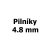 Pilníky 4,8 mm